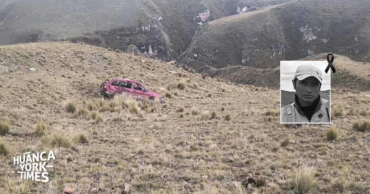Tragedia en la ruta a Corihuarmi: minero pierde la vida al caer con su vehículo a un abismo en Chongos Alto - Perú