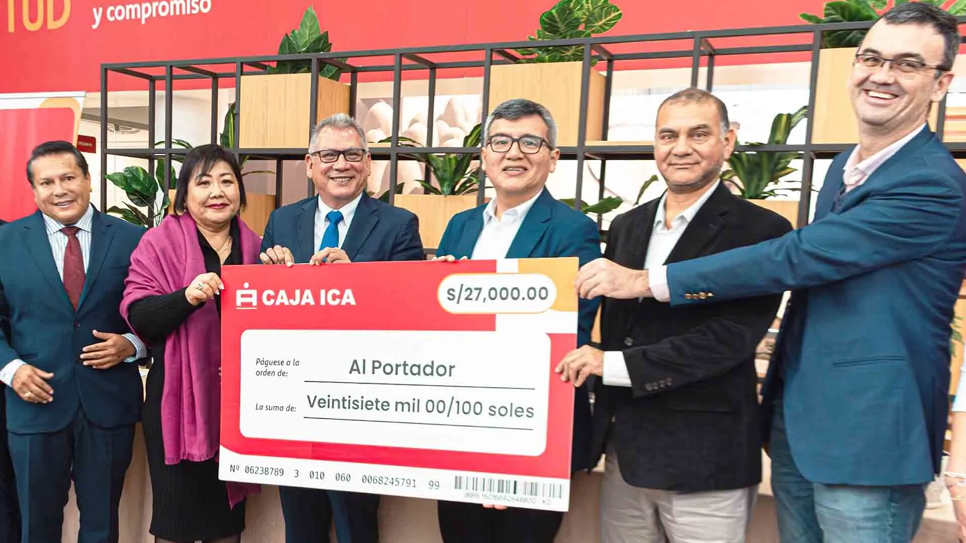 Caja Ica entrega importante contribución para reforestar la Reserva Nacional San Fernando - Perú