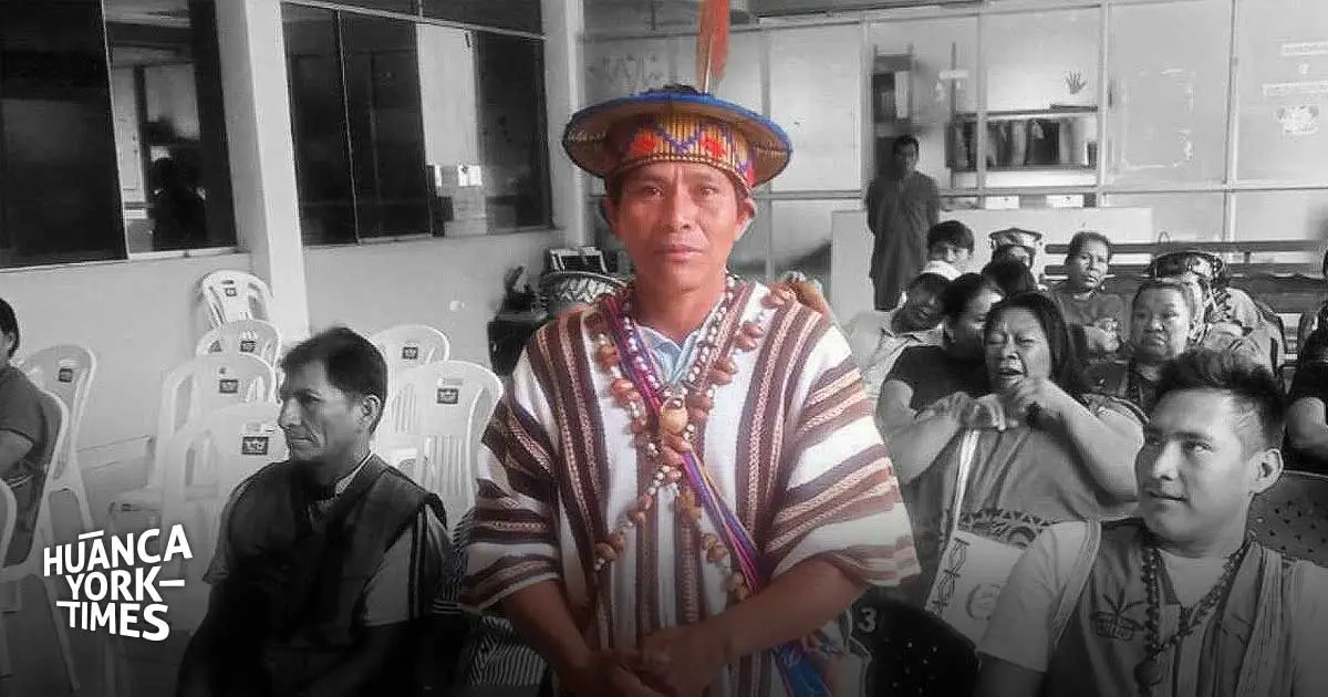 Líder yanesha se presenta en la comisaría de Huancayo, luego de tres días de estar desaparecido - Perú