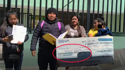 Ica: clientes reclaman por estafa a inmobiliaria y les devuelven su dinero con "cheques sin fondos"