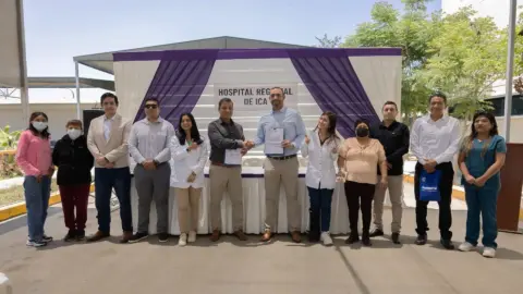 Anuncian que desde ahora el Hospital Regional de Ica hará radioterapia para pacientes con cáncer