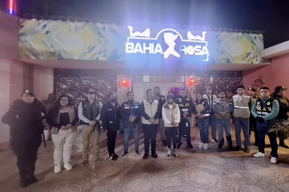 Trujillo: Intervienen club nocturno «Bahía Rosa» por presunta trata ilegal de personas