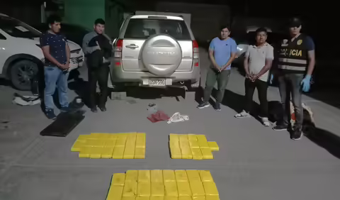 Ica: más de 15 años de cárcel para implicado en tráfico de cocaína en Nasca