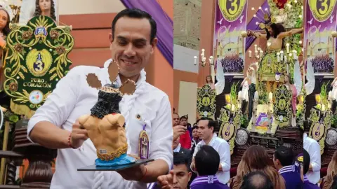 José Jerí se aparece en Pisco por el Señor de la Agonía y fotos con candidatos de Somos Perú