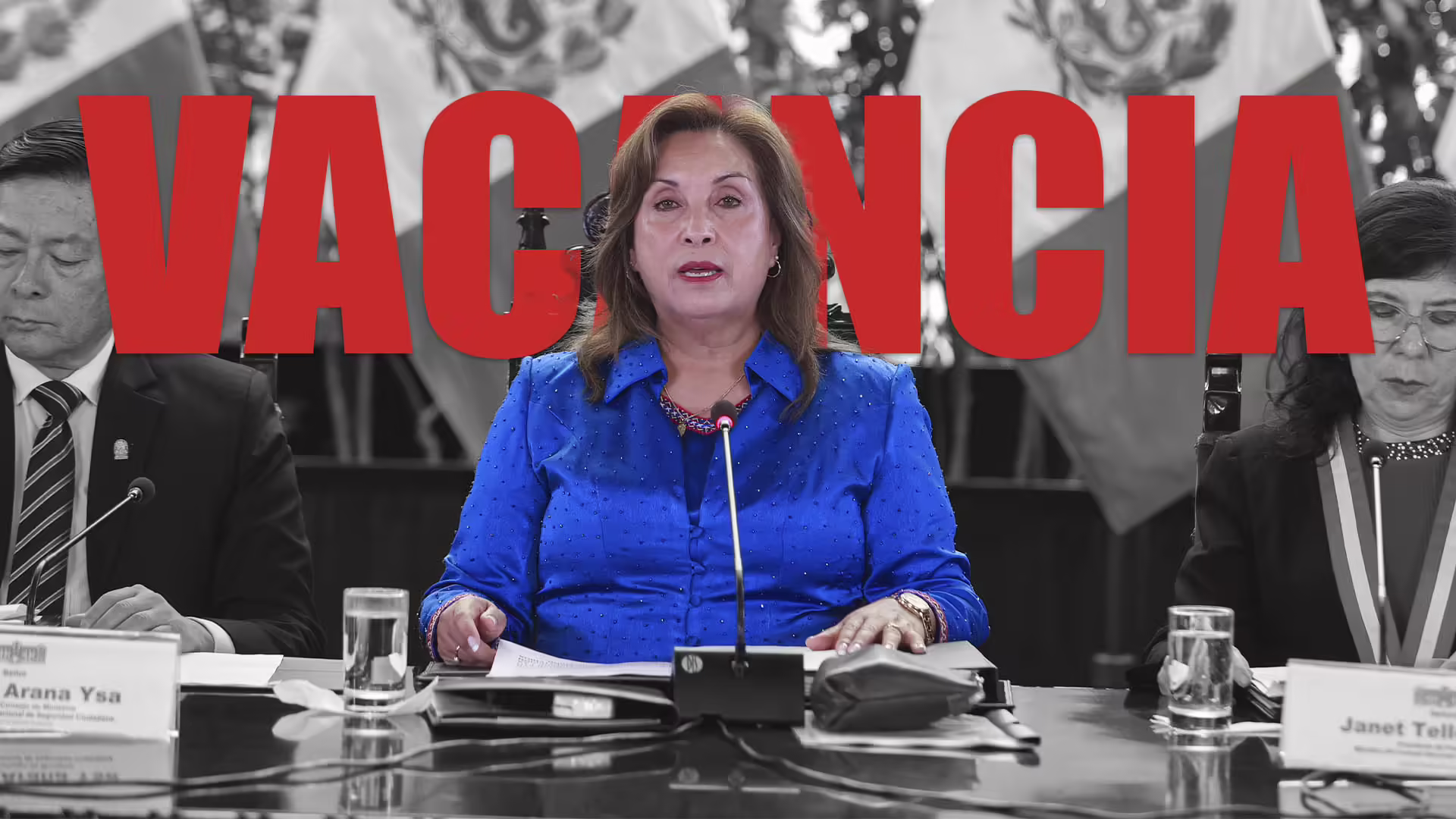 Presentan moción de vacancia contra la presidenta Dina Boluarte tras atentado contra Agua Marina