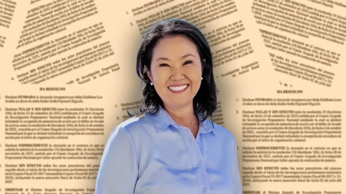 Tribunal Constitucional ordena archivar caso Cócteles contra Keiko Fujimori y Fuerza Popular