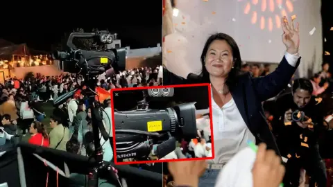 Cámara del Congreso fue usado para grabar mitin de Keiko Fujimori en Trujillo