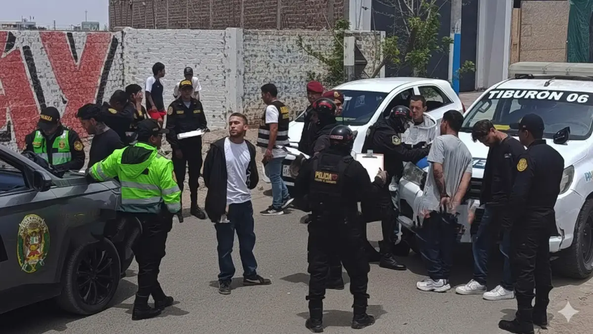 Ica: capturan a cinco colombianos del “gota a gota” tras asaltar a vecina durante cobro