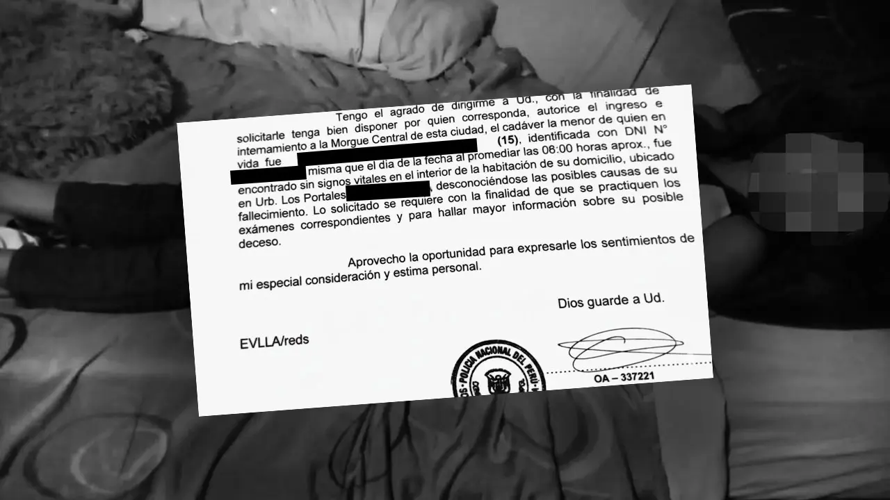 Ica: encuentran sin vida a una adolescente dentro de su cuarto en Los portales