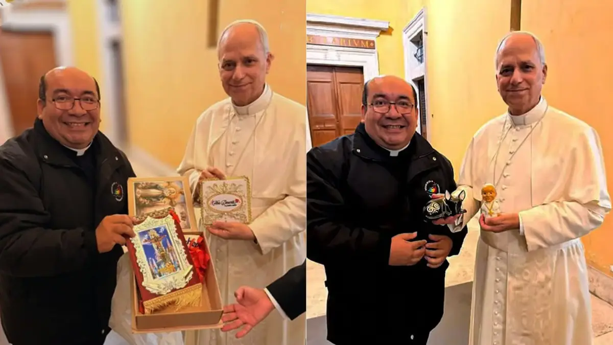 Desde Ica al Vaticano: Papa León XIV recibió al párroco de Parcona