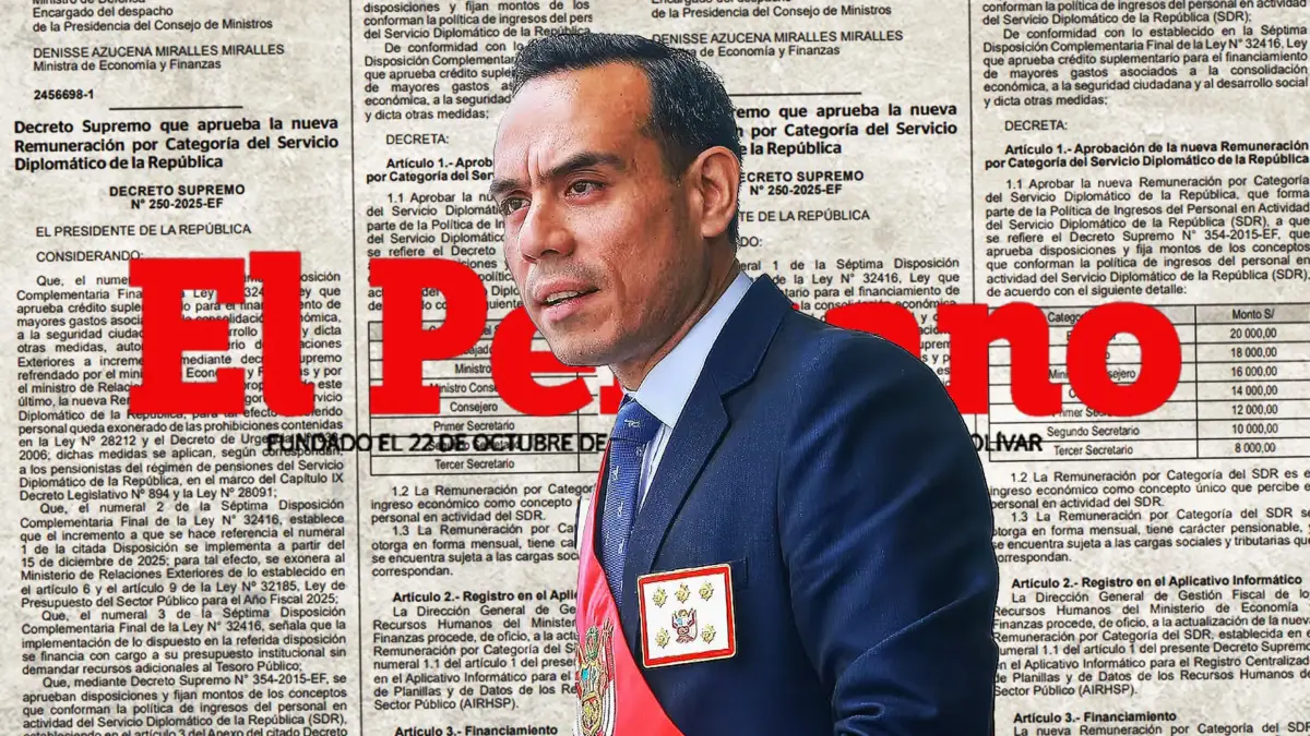 En plena tensión con México por Betssy Chávez, José Jerí duplica sueldos a los diplomáticos