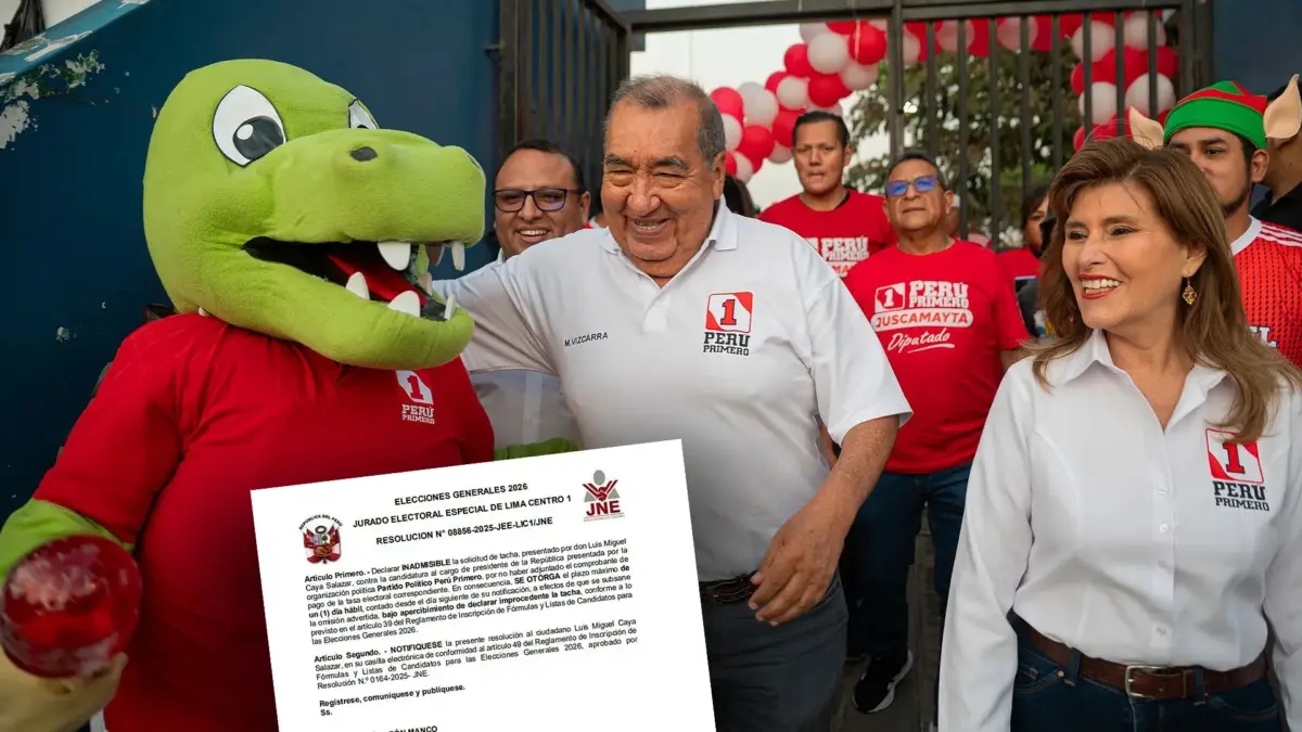 JEE declara inadmisible tacha contra Mario Vizcarra porque solicitante no pagó la tasa de más de 5 mil soles