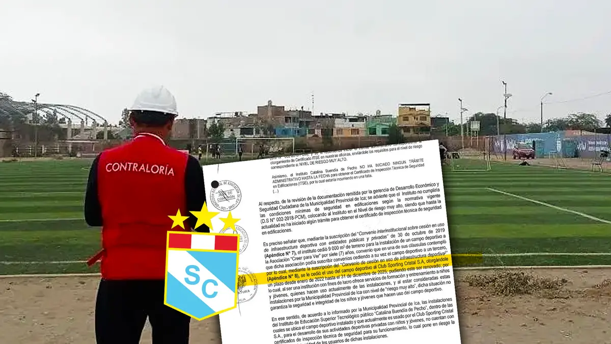 Ica: Sporting Cristal usaba ilegalmente terreno del Estado tras irregular cesión del Catalina Buendía