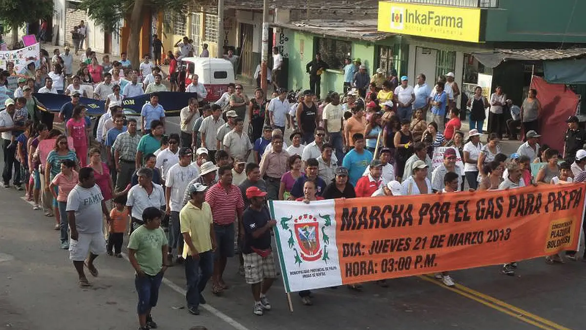 Palpa cumple 20 años sin gas natural pese a cercanía del gasoducto regional de Ica