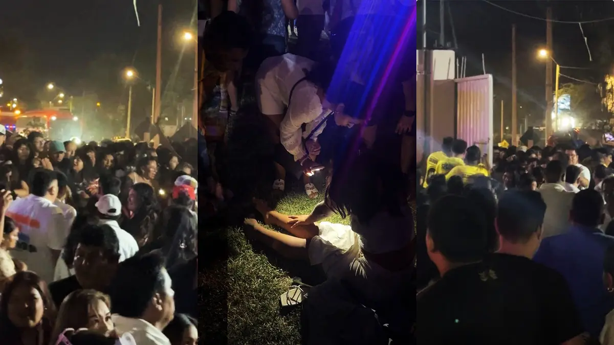 Avalancha humana en evento municipal por Día del Pisco Sour deja joven herida en Ica