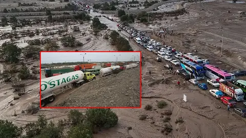 Huaicos en Ica frenan el transporte de gas hacia el sur y Petroperú declara emergencia