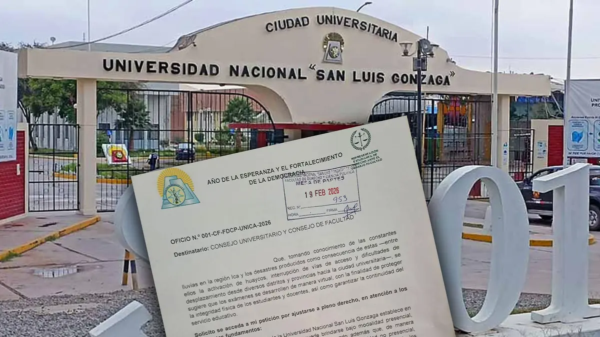 Ica: Estudiantes de derecho de la Universidad San Luis Gonzaga piden dar examenes virtuales ante lluvias