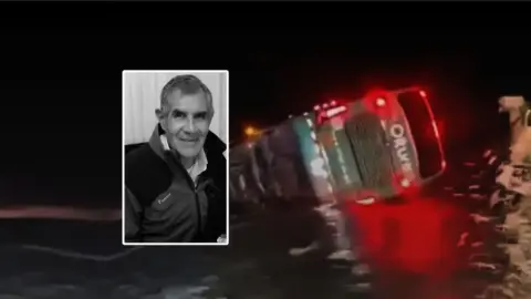Ica: Hallan sin vida a profesor de 78 años arrastrado por huaico tras volcadura de bus