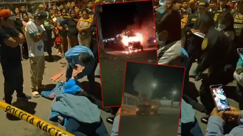 Ica: incendian tubular clandestino que provocó la muerte de una joven de 22 años