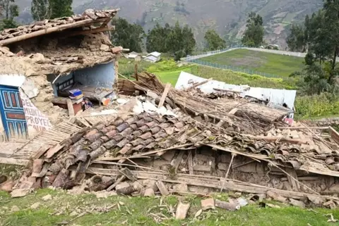 Áncash: Deslizamientos y falla geológica en Sisco destruyen viviendas y afectan vía
