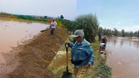 Ica: Huaicos y debordes en Ocucaje dejaron 17 viviendas inhabitables y 240 hectáreas de cultivos perdidos