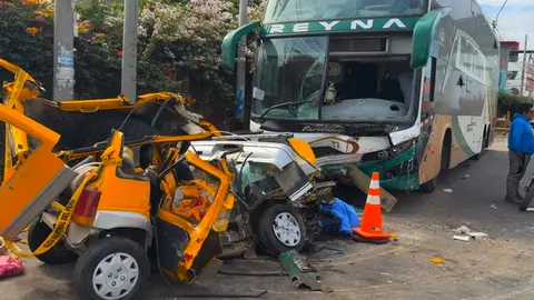 Nueva tragedia en Panamericana Sur: bus de Reyna mata a tres en Subtanjalla