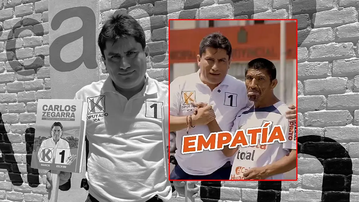 ¿Oportunismo en Chincha? Candidato Carlos Zegarra genera indignación por fotos con "Simón"