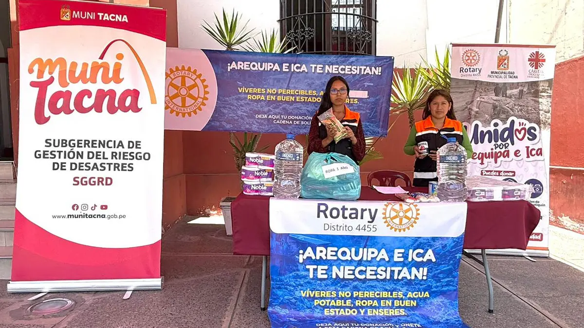 Tacna enviará ayuda humanitaria para familias de Ica y Arequipa afectadas por lluvias y huaicos