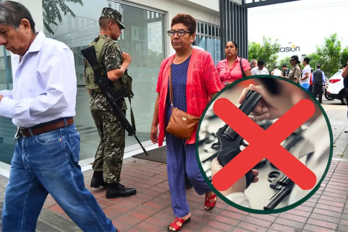 Prohíben portar armas de fuego durante las Elecciones Generales 2026