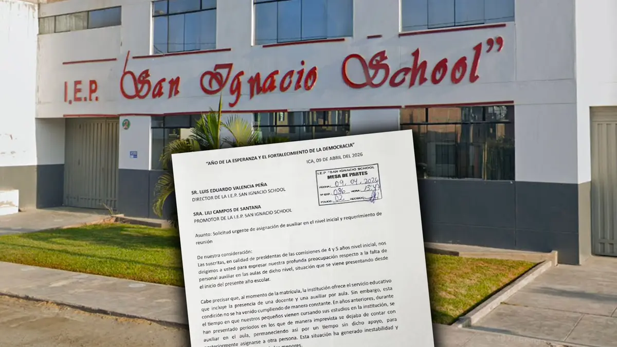 Padres denuncian que niños de inicial van solos al baño por falta de auxiliares en colegio privado de Ica