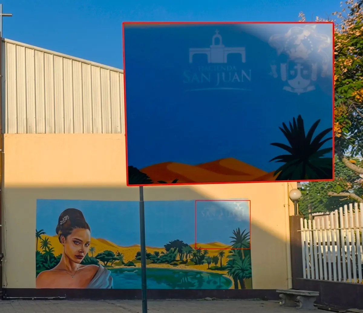 Polémica en Ica por mural con rostro de Fátima Bosh pintado sobre capilla del Señor de Luren