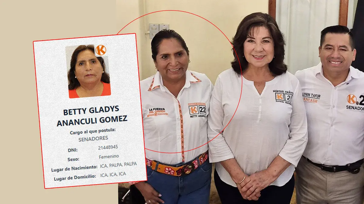 Betty Ananculí: excongresista fujimorista de Ica postuló al senado y nadie se dio cuenta
