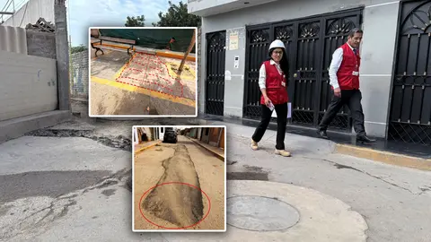 Contraloría detecta hundimientos en obra de S/850 mil recién entregada en San Juan Bautista de Ica
