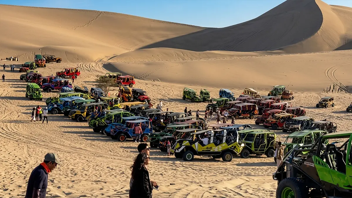 Empresas que operan vehículos Tubulares en las dunas de Huacachina deberán tramitar permiso