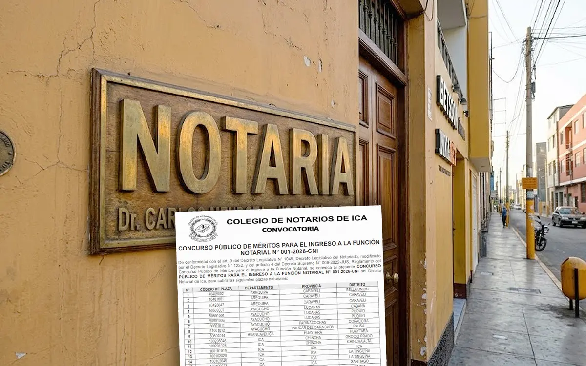 Guerra de Notarios en Ica: Buscan anular concurso de 22 nuevas plazas para proteger monopolio