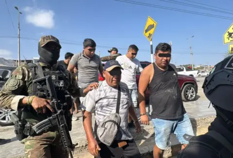 La Libertad: Policía detiene a 11 presuntos integrantes de bandas criminales en Trujillo