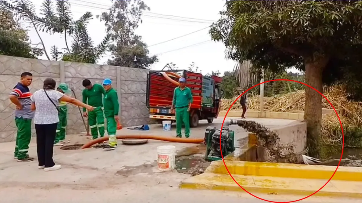 Municipalidad de San Juan Bautista vierte aguas servidas a canales agrícolas de Ica