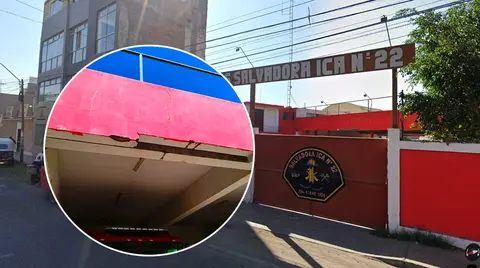 Sismo de 6.1 deja inhabitable histórica Compañía de Bomberos de Ica