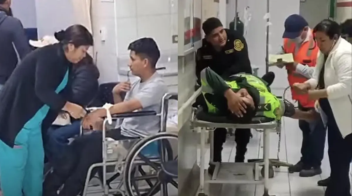 Trailer invade carril, impacta contra patrullero PNP y deja cuatro policías heridos en Nasca