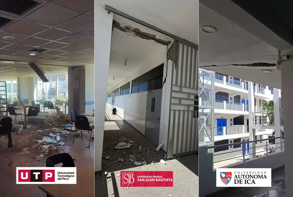Universidades UTP, UNICA, UPSJB y Autónoma siguen cerradas a una semana del sismo 6.1 en Ica