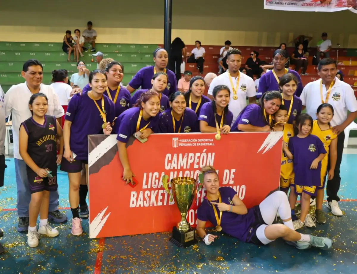 Ica: Club Medicina se corona tricampeón de la Liga Nacional de Basketball Femenino