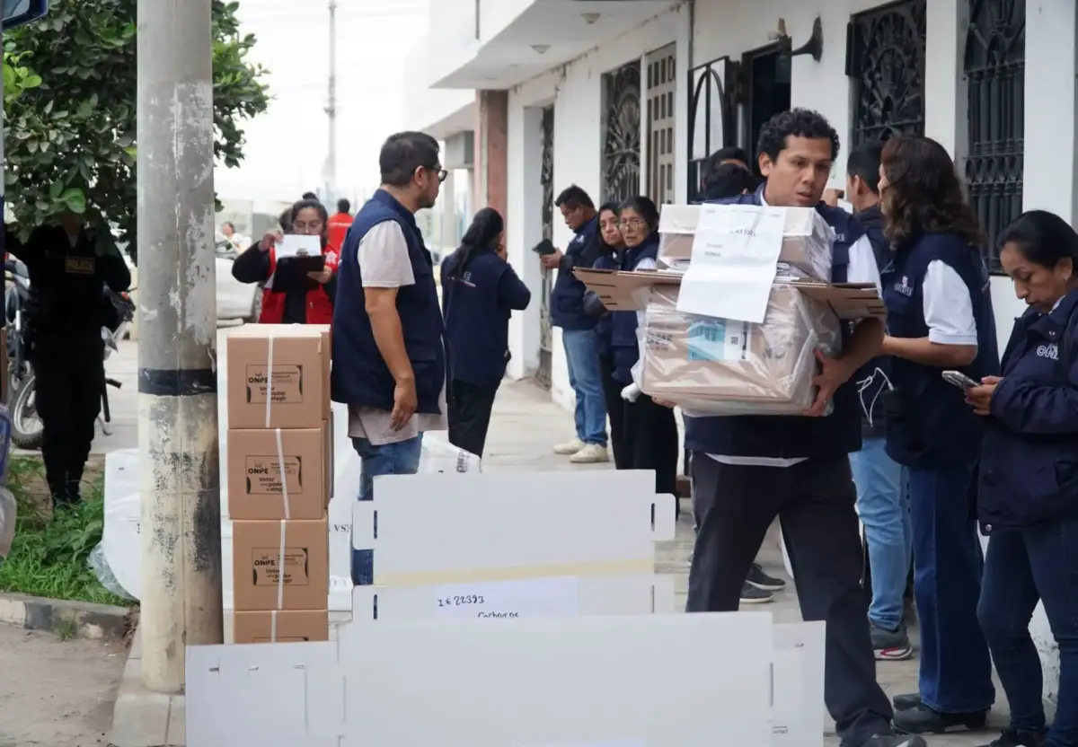 Ica: ODPE despliega material electoral hacia zonas alejadas para la segunda vuelta presidencial