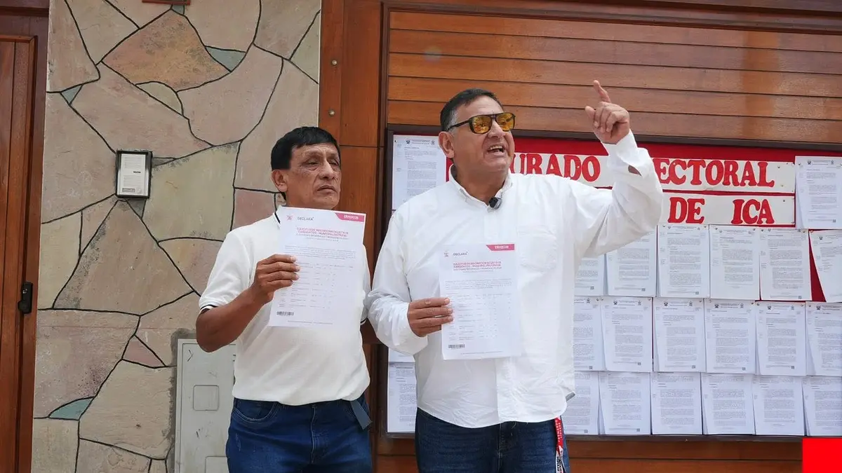 Pancho Massa es el primer candidato inscrito para la alcaldía de Ica
