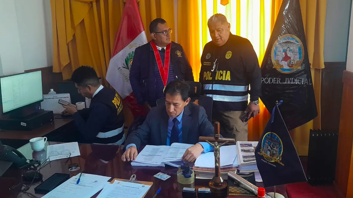 Apurímac: Detienen al presidente de la Corte Superior por presunta organización criminal