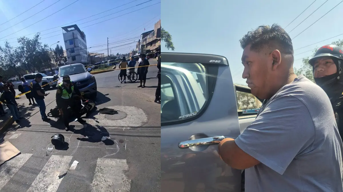 Camioneta atropella y mata a un abogado de 62 años que iba en moto lineal en Ica