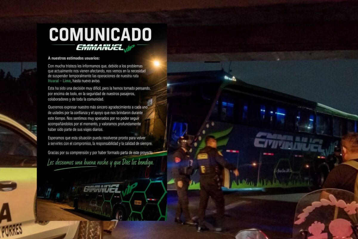 Empresa Emmanuel suspende operaciones tras atentados