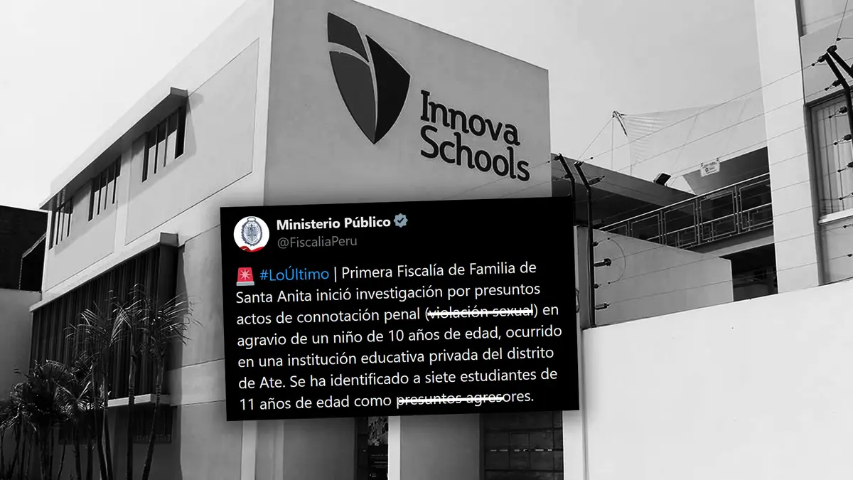 Fiscalía investiga presunta violación sexual a menor de 10 años en colegio Innova Schools de Ate