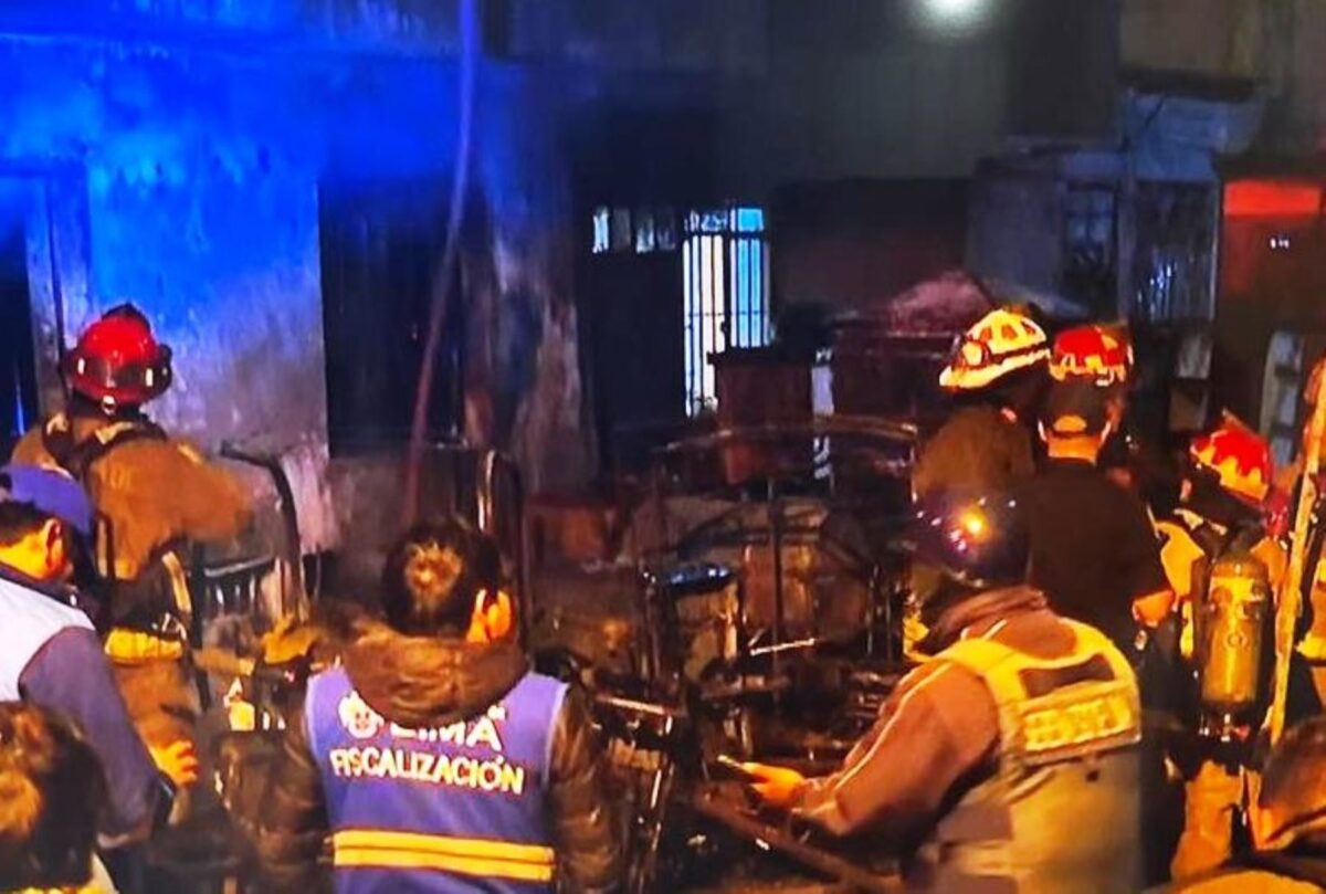 Lima: Incendio en La Victoria deja diez fallecidos, incluidos cinco menores de edad