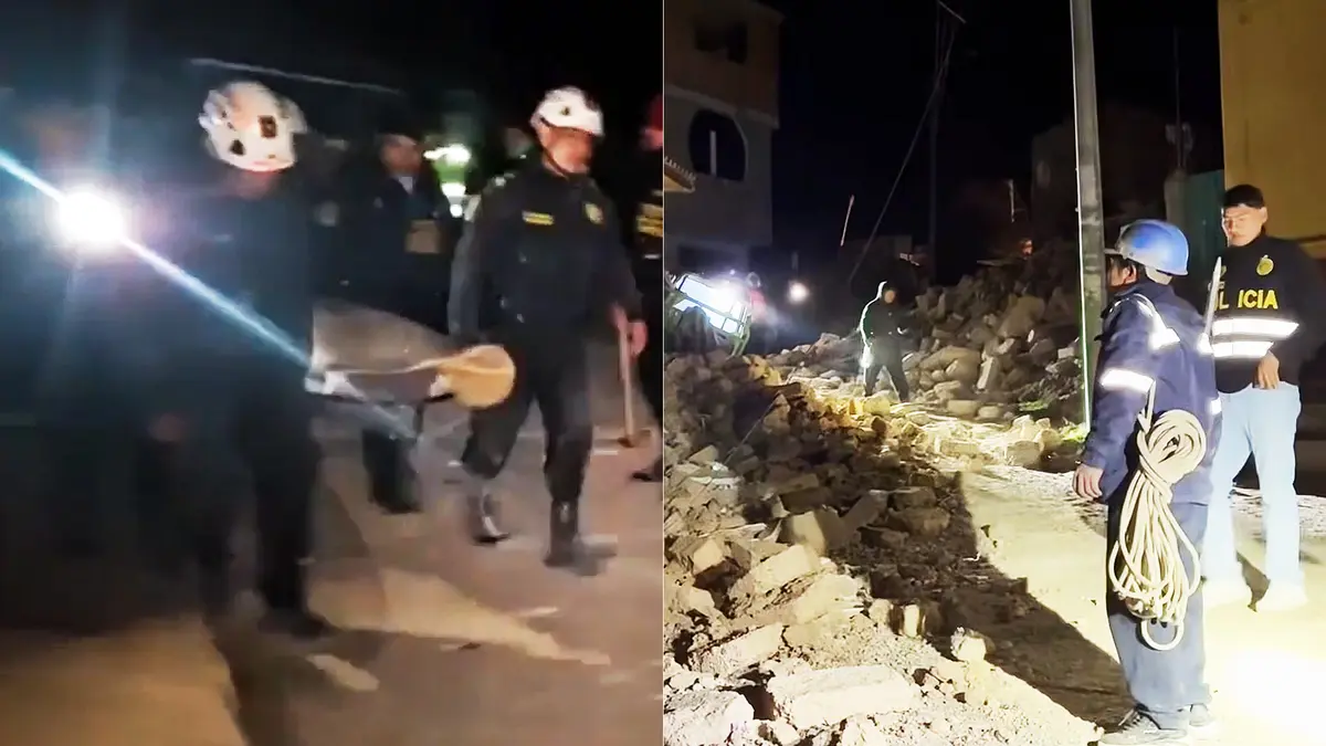 Sismo de 5.1 y réplica dejan 5 muertos en Junín y familias pasan la noche a la intemperie