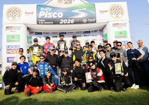 André Martínez gana el Rally Pisco 2026 en el cierre del Campeonato RallyACP